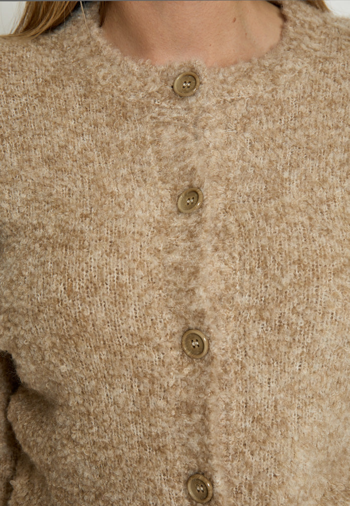 Minus MSJennie GRS Knit Cardigan Cardigans 0312M Tan Melange