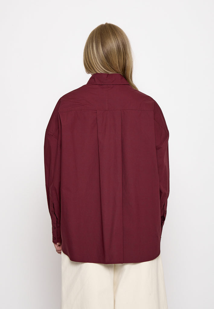 Minus MSJessa Oversize Shirt Shirt 4009 Andorra Red
