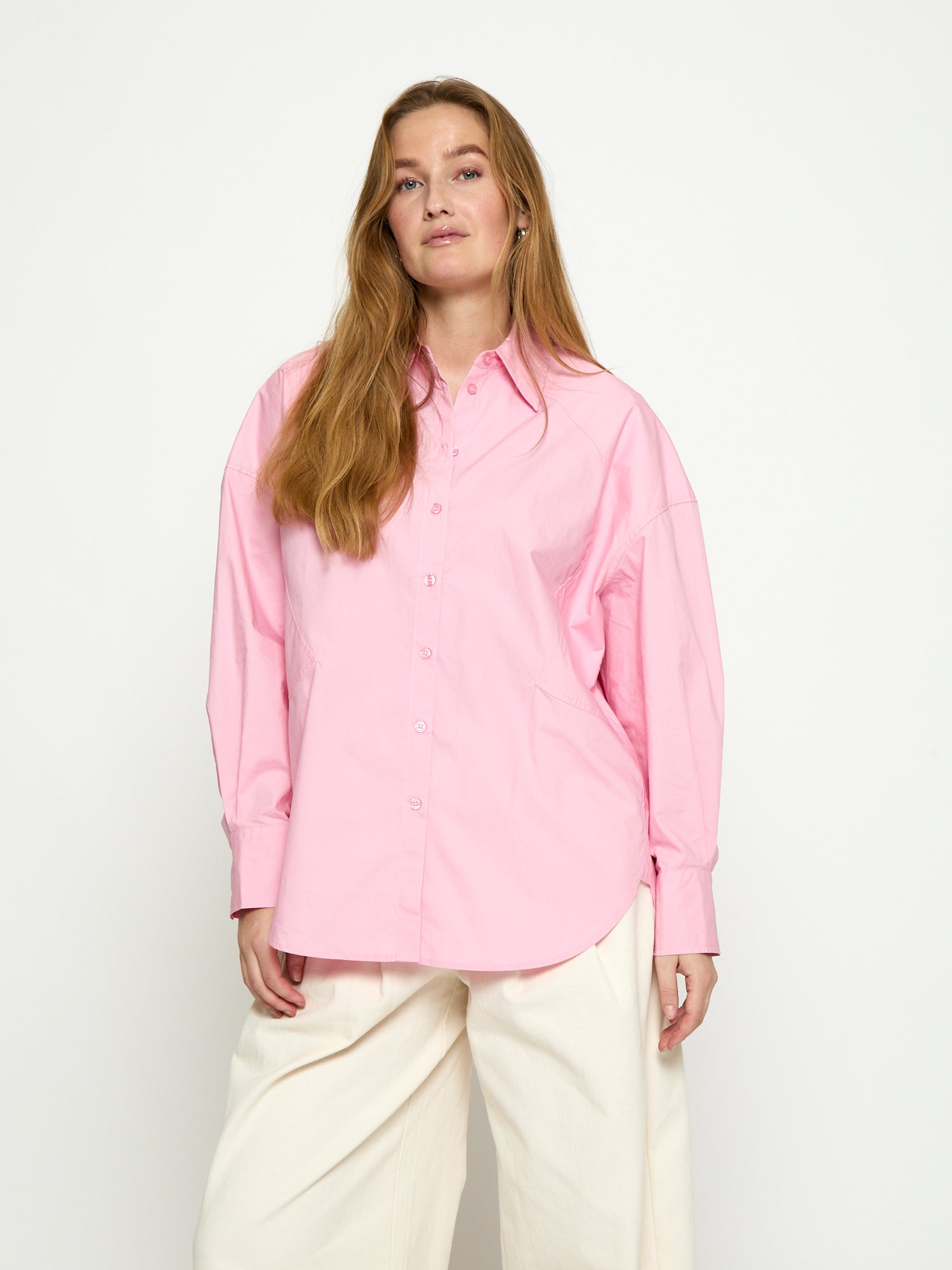Minus MSJessa Oversize Shirt Shirt 4019 Prism Pink