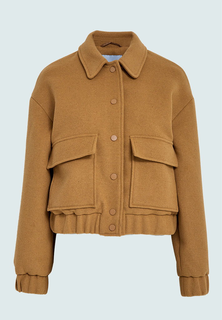 Minus MSJinna Bomber Jacket Jacket 5600 Tobacco Brown