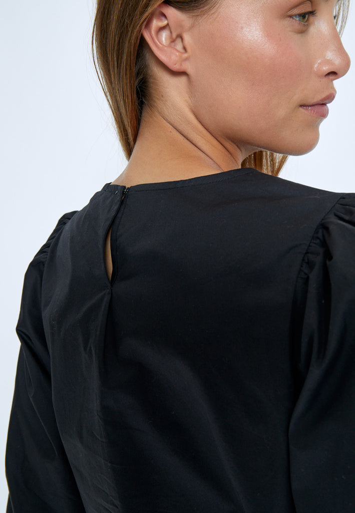 Minus MSJoa Short Sleeve Blouse Blouse 100 Black