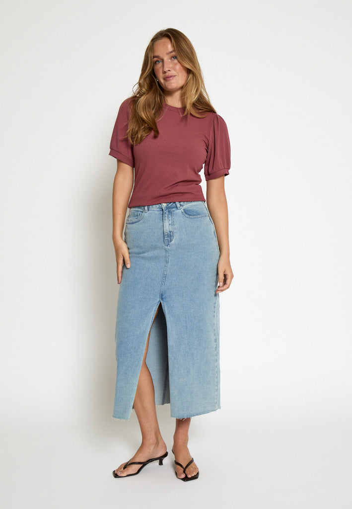 Minus MSJohanna T-Shirt T-Shirt 4058 Roan Rouge