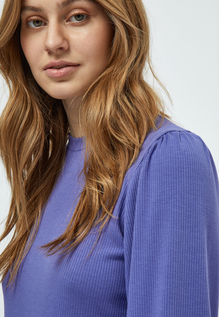 Minus MSJohanna T-Shirt T-Shirt 7330 Iris Bloom Purple