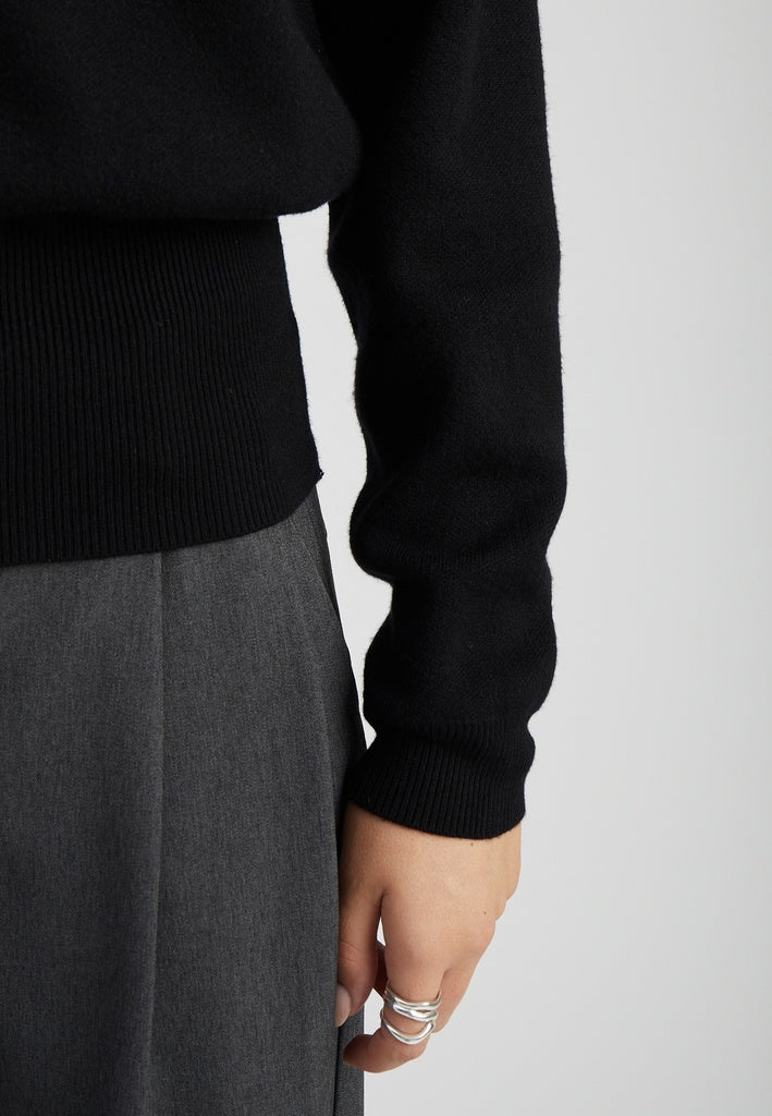 Minus MSJose Knit Turtleneck Pullover 9000 Black