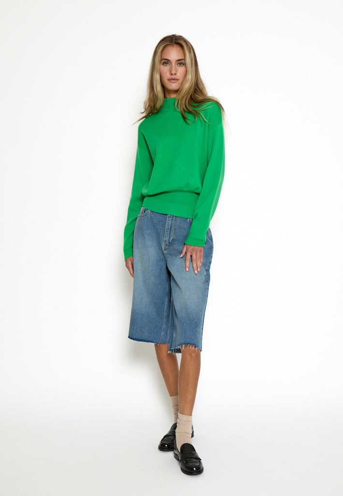 Minus MSJose Knit Turtleneck Pullover 9377 Apple Green
