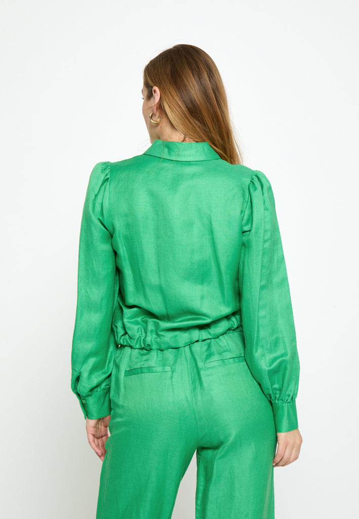 Minus MSJuno Linen Shirt Shirt 3032 Greenbriar