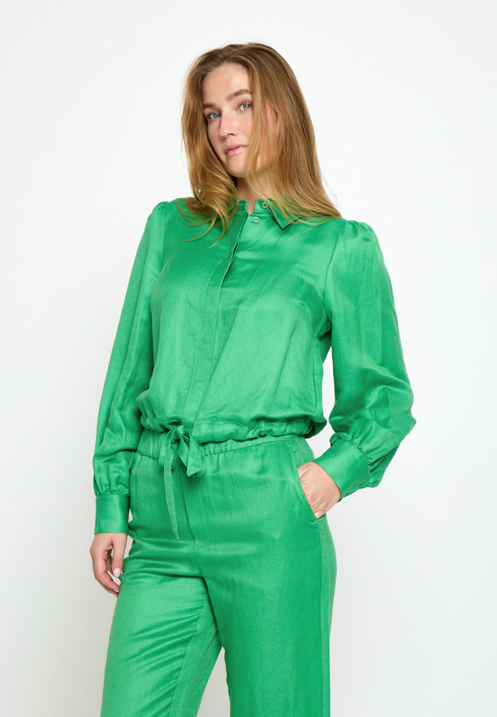 Minus MSJuno Linen Shirt Shirt 3032 Greenbriar
