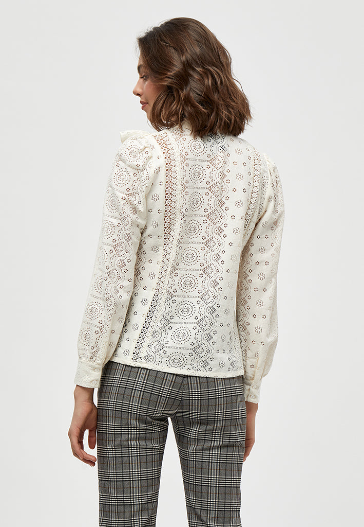 Minus MSKayli Blouse Blouse 235 Cloud Dancer