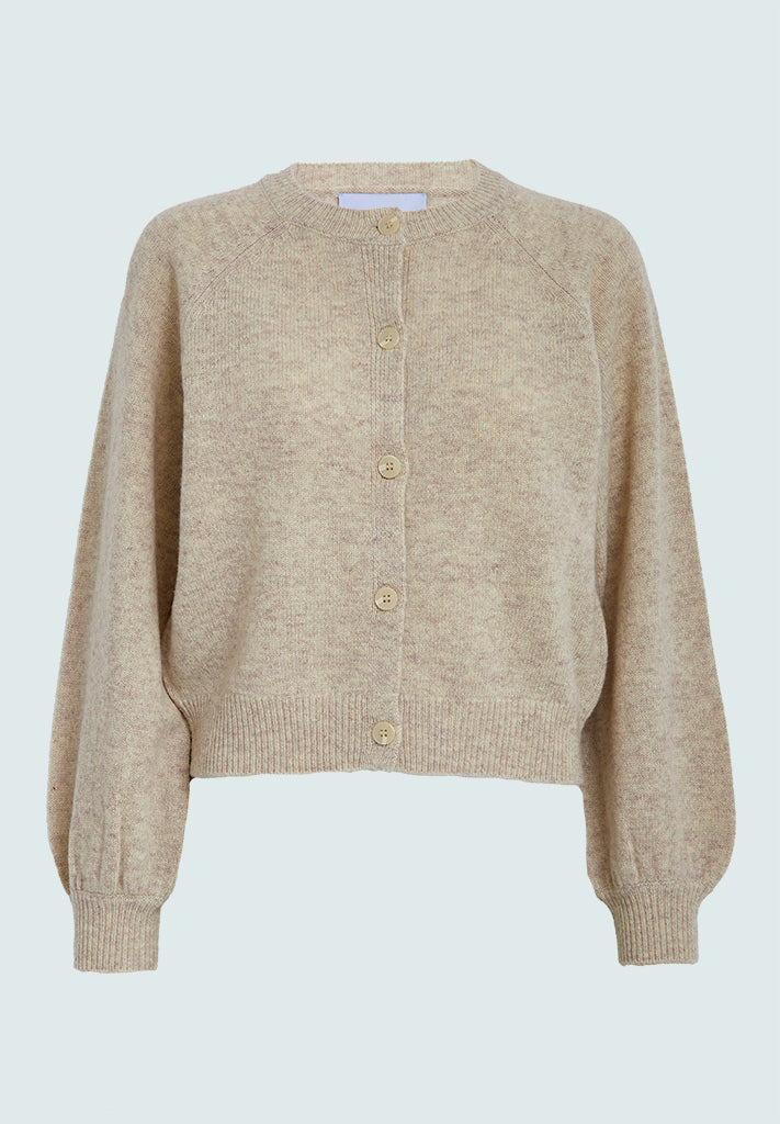 Minus MSKenna Knit Cardigan Cardigans 0273M Warm Sand Melange