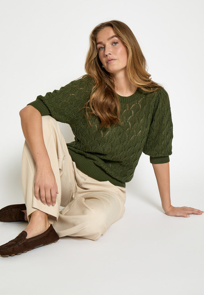 Minus MSLamina Knit Pullover Pullover 3835 Rifle Green