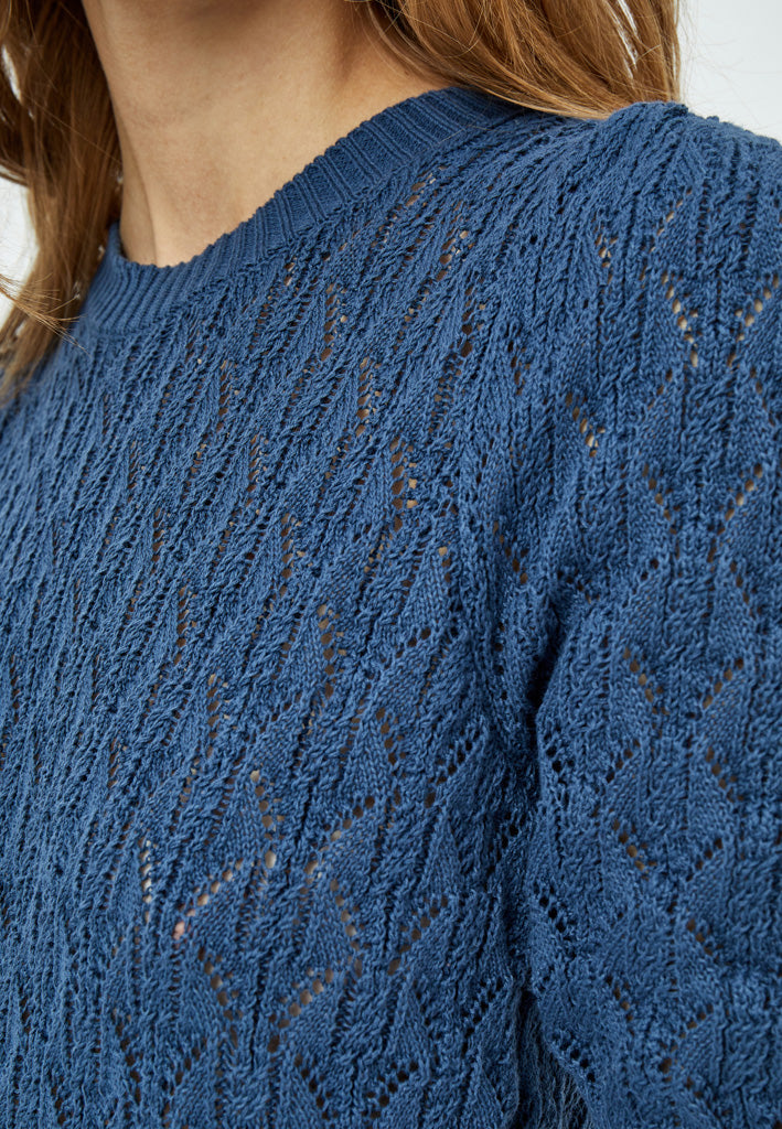 Minus MSLamina Knit Pullover Pullover 537 Dark Denim Blue