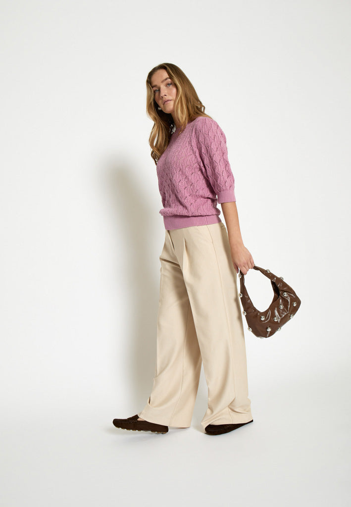 Minus MSLamina Knit Pullover Pullover 7032 Mauve Orchid