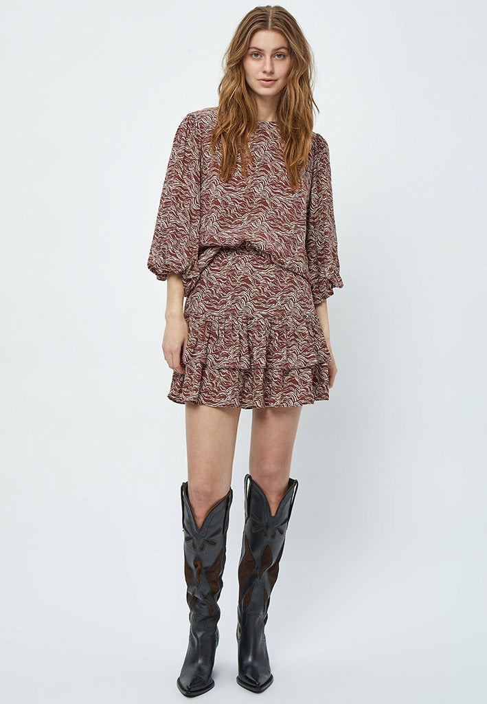 Minus MSLavena Skirt Skirt 5049P Dark Cinnamon PR