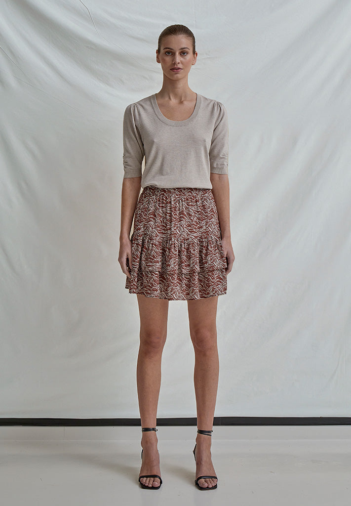Minus MSLavena Skirt Skirt 5049P Dark Cinnamon PR