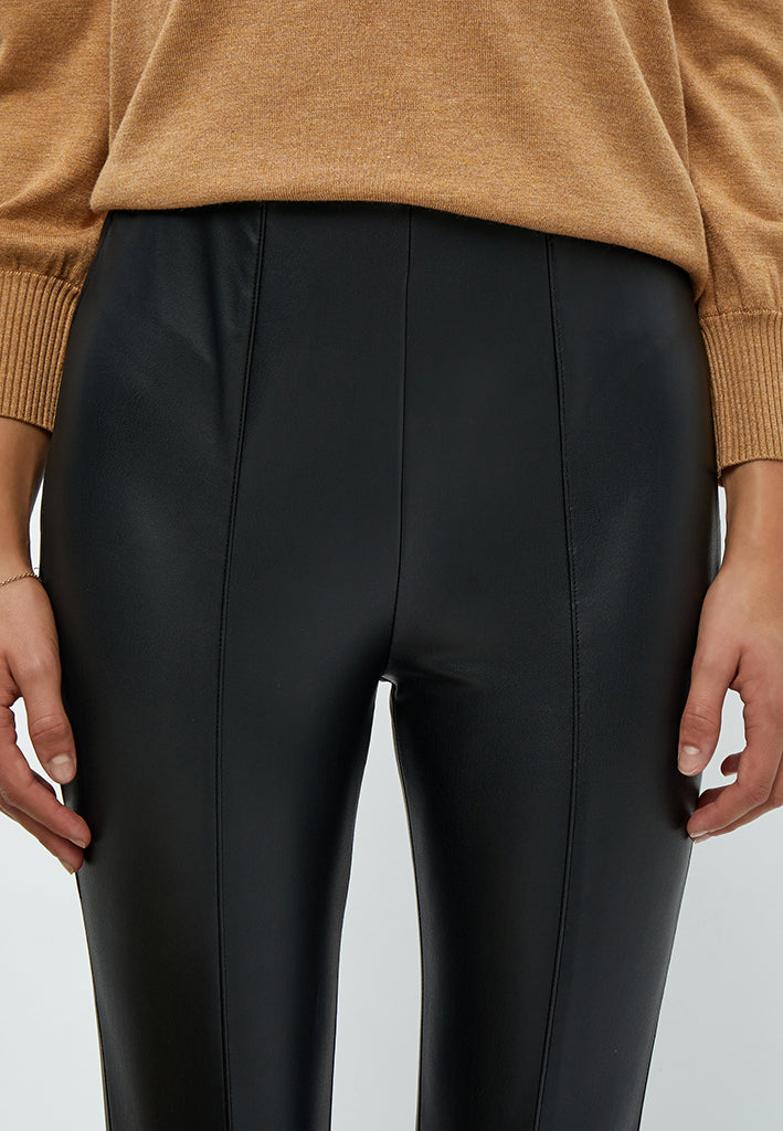 Minus MSLevy Pu Leggings Leggings 100 Black