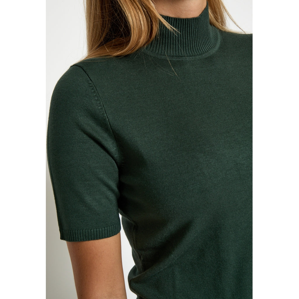 Minus MSLima Roll Neck Knit T-Shirt 4112 Jungle Green