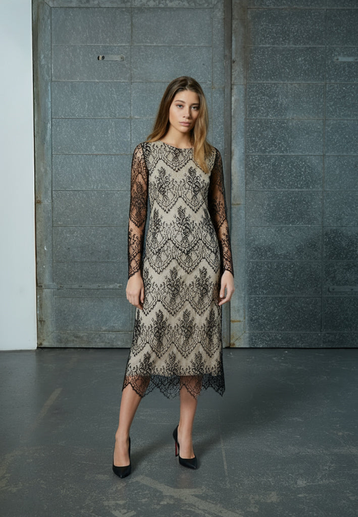 Minus MSLirea Midi Dress Dress 9015 Sand Gray