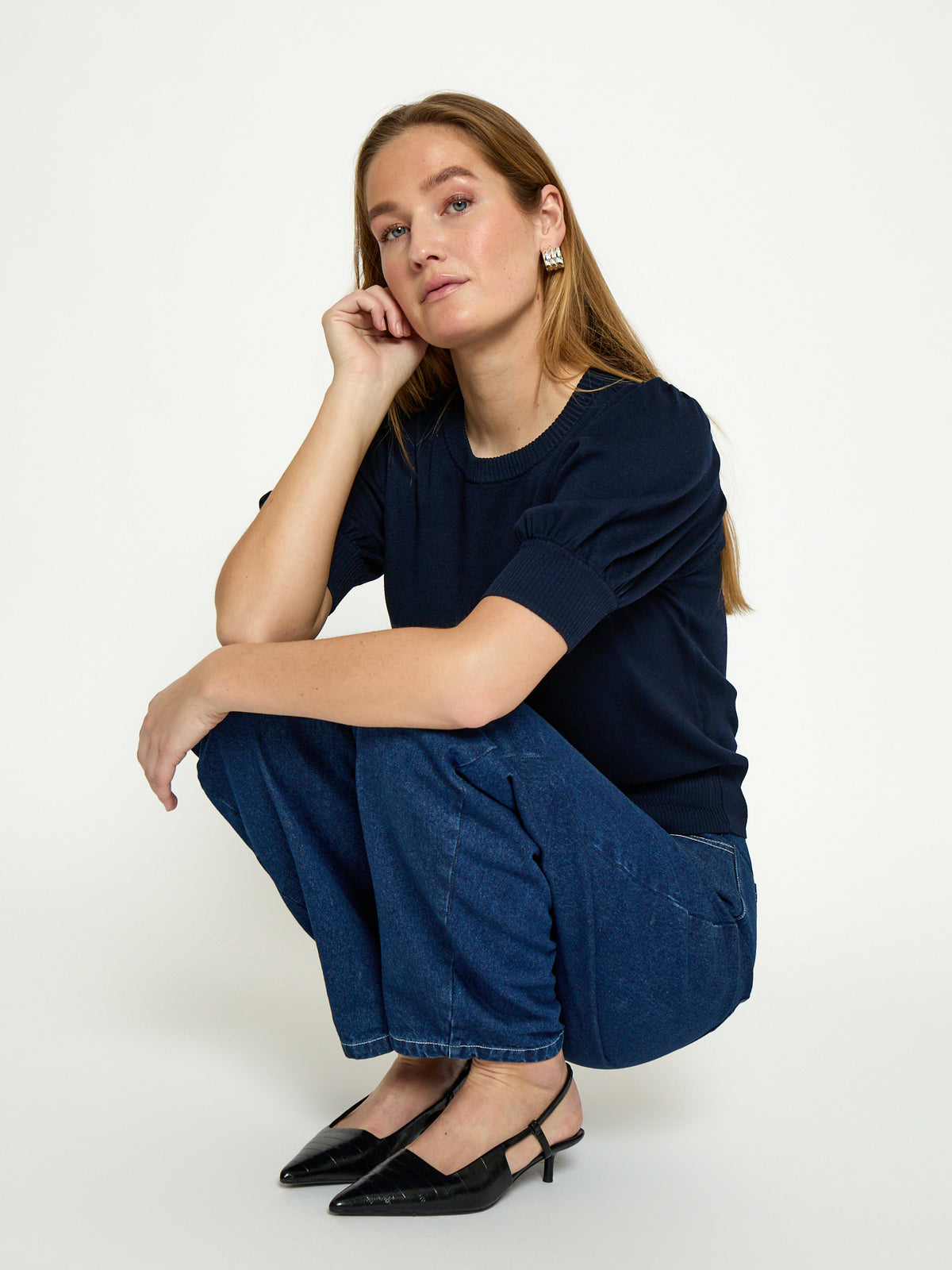 Minus MSLiva Pullover Pullover 542 Black Iris Solid
