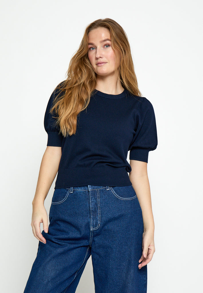 Minus MSLiva Pullover Pullover 542 Black Iris Solid