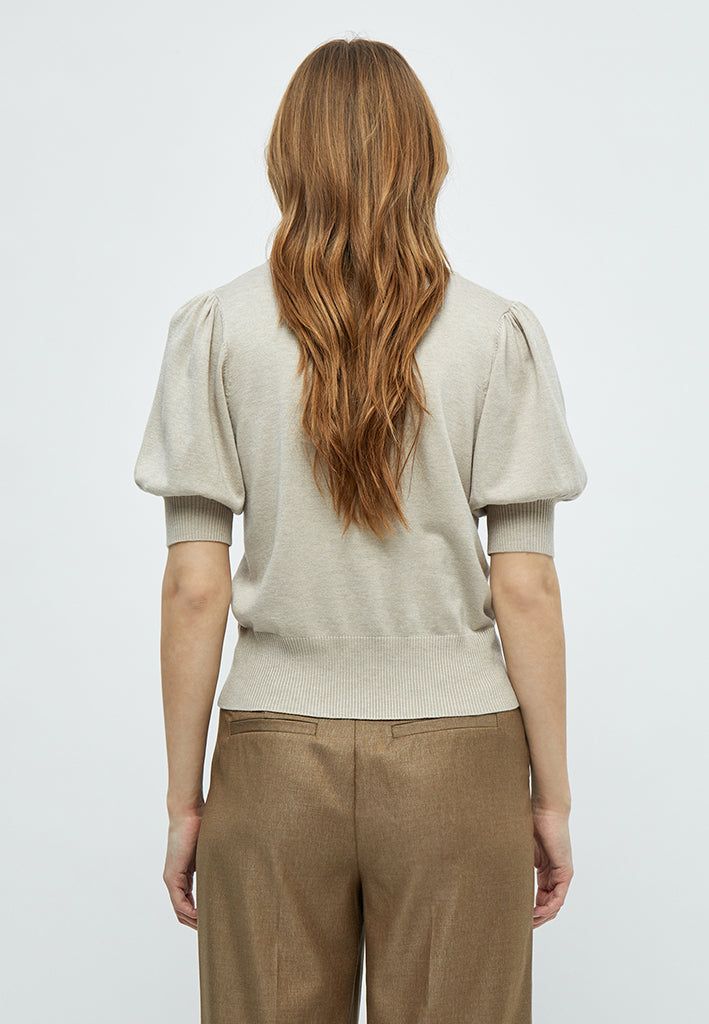 Minus MSLiva Pullover Pullover 9015M Sand Gray Melange