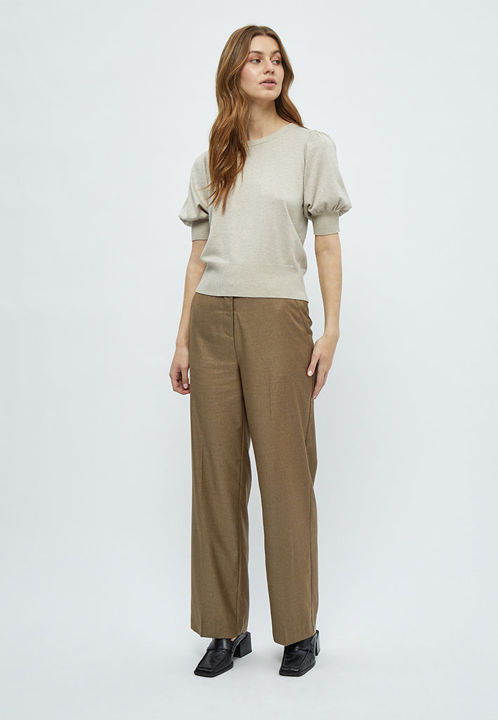 Minus MSLiva Pullover Pullover 9015M Sand Gray Melange