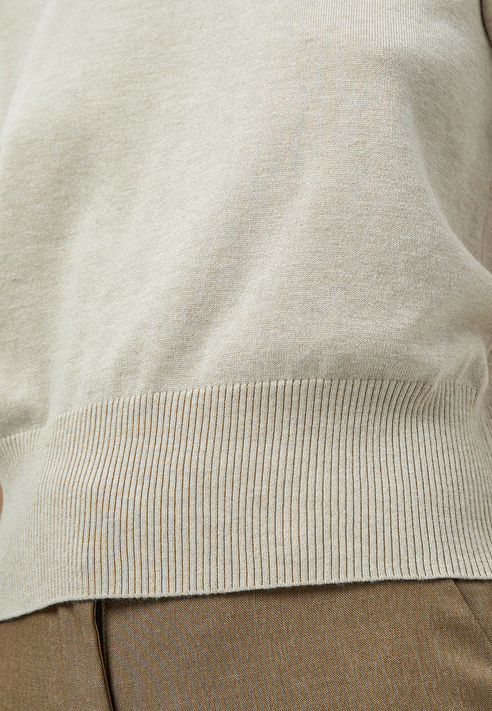 Minus MSLiva Pullover Pullover 9015M Sand Gray Melange