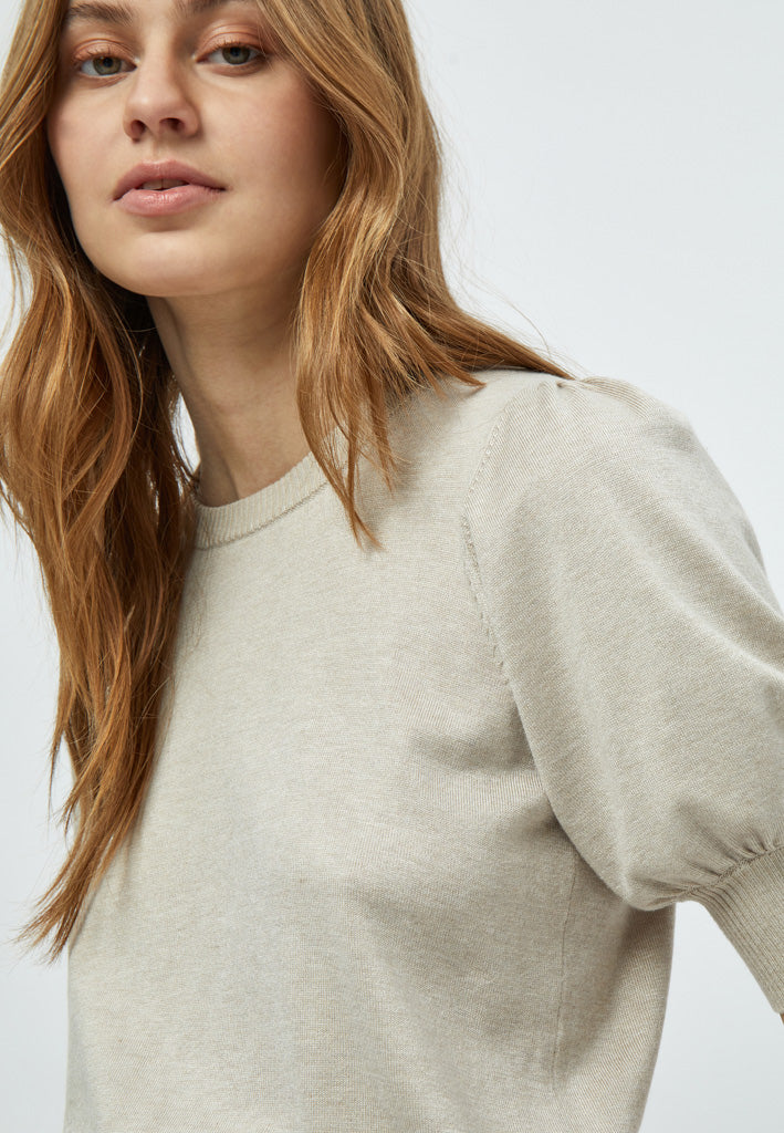 Minus MSLiva Pullover Pullover 9015M Sand Gray Melange