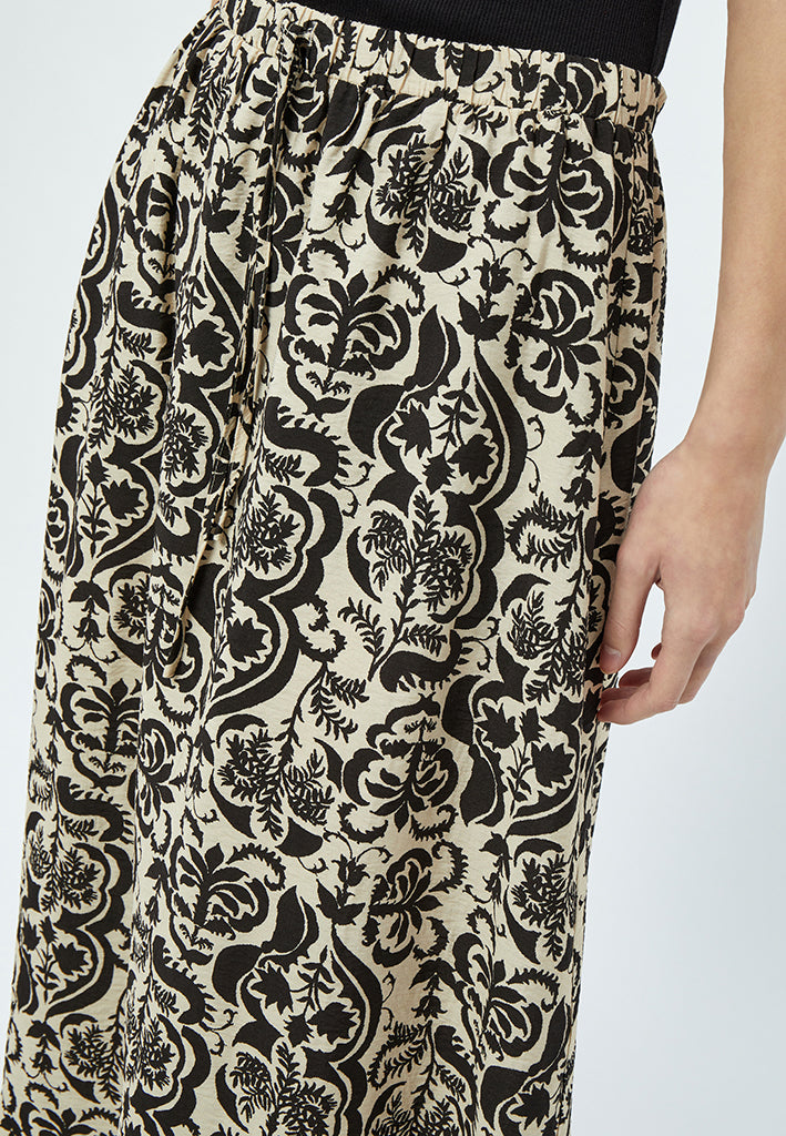 Minus MSLizia Midi Skirt Skirt 9015P Sand Gray Print