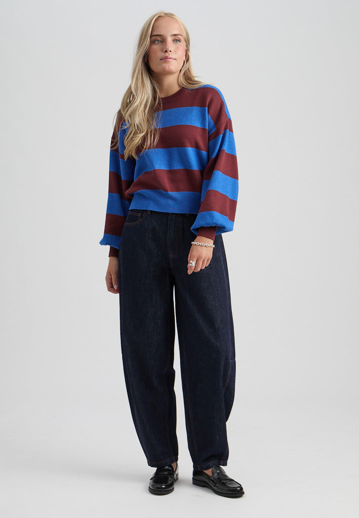 Minus MSLolly Knit Pullover Pullover 4009S Andorra Stripe