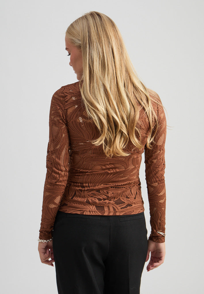 Minus MSLovena Long Sleeve Top Top 3681 Tiramisu
