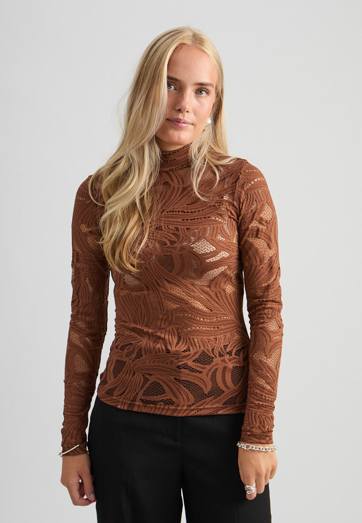Minus MSLovena Long Sleeve Top Top 3681 Tiramisu