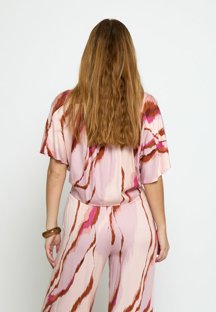 Minus MSLuana Shirt Shirt 4652P Desert Coral Print