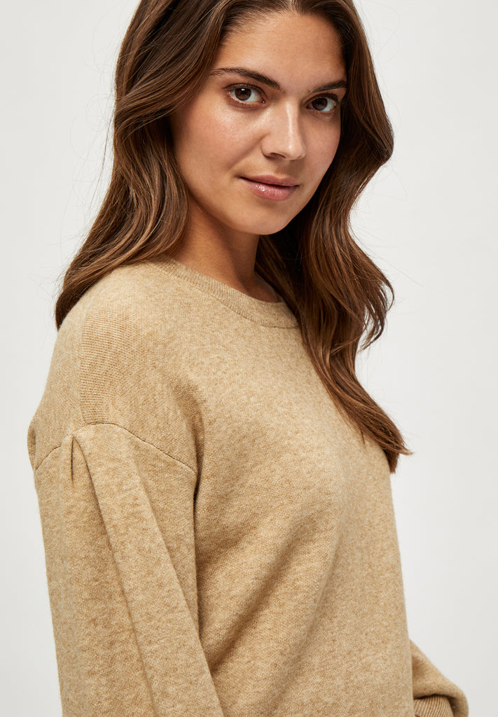 Minus MSLupi Knit Pullover Pullover 0273 Warm sand