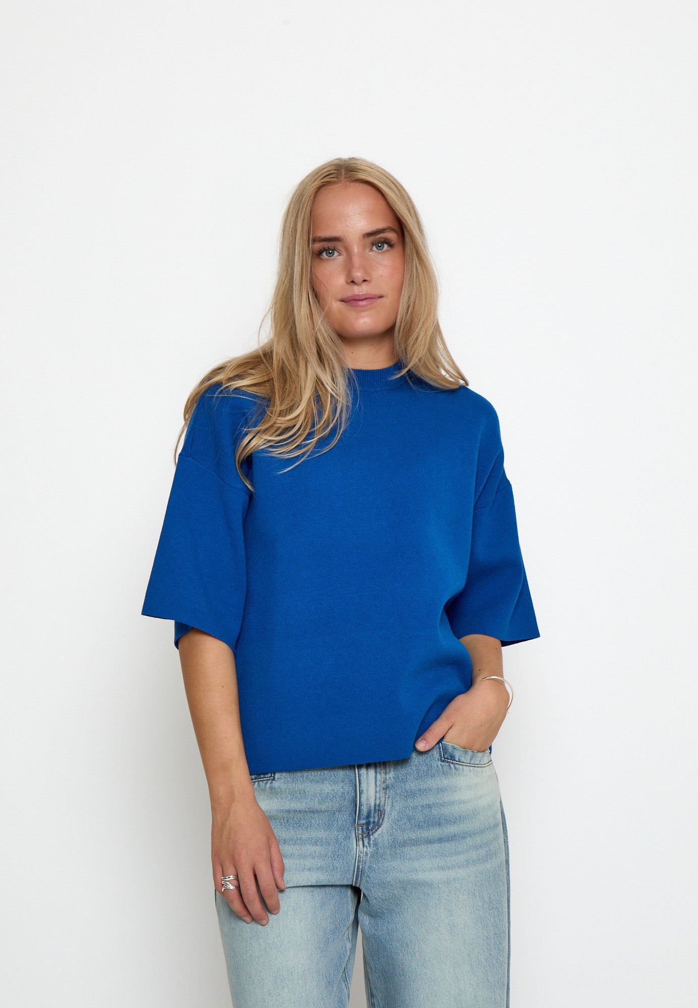 Minus MSLupi Knit T-Shirt T-Shirt 1244 Lapis Blue
