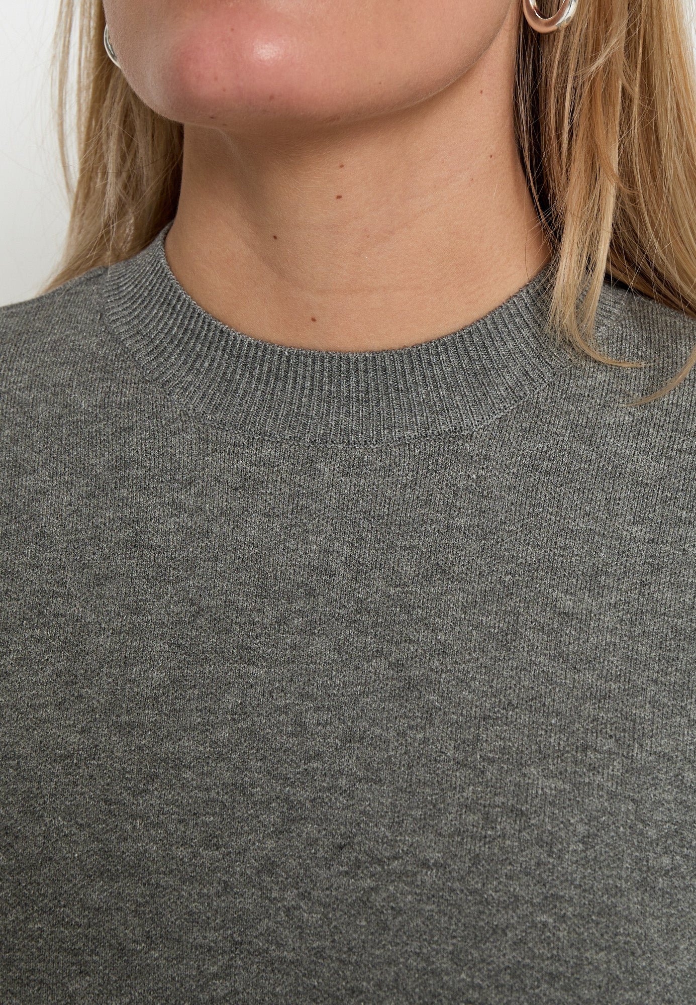 Minus MSLupi Knit T-Shirt T-Shirt 148M Gunmetal Melange