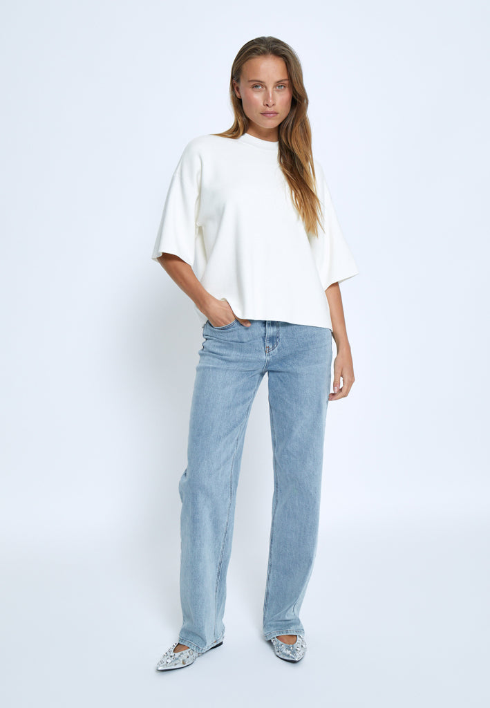 Minus MSLupi Knit T-Shirt T-Shirt 235 Cloud Dancer