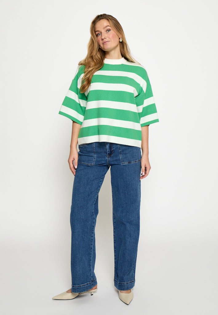 Minus MSLupi Knit T-Shirt T-Shirt 3032S Greenbriar Stripe