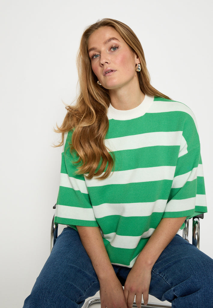 Minus MSLupi Knit T-Shirt T-Shirt 3032S Greenbriar Stripe