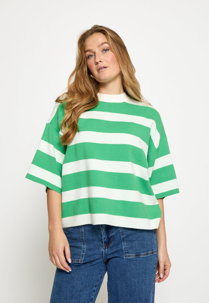Minus MSLupi Knit T-Shirt T-Shirt 3032S Greenbriar Stripe