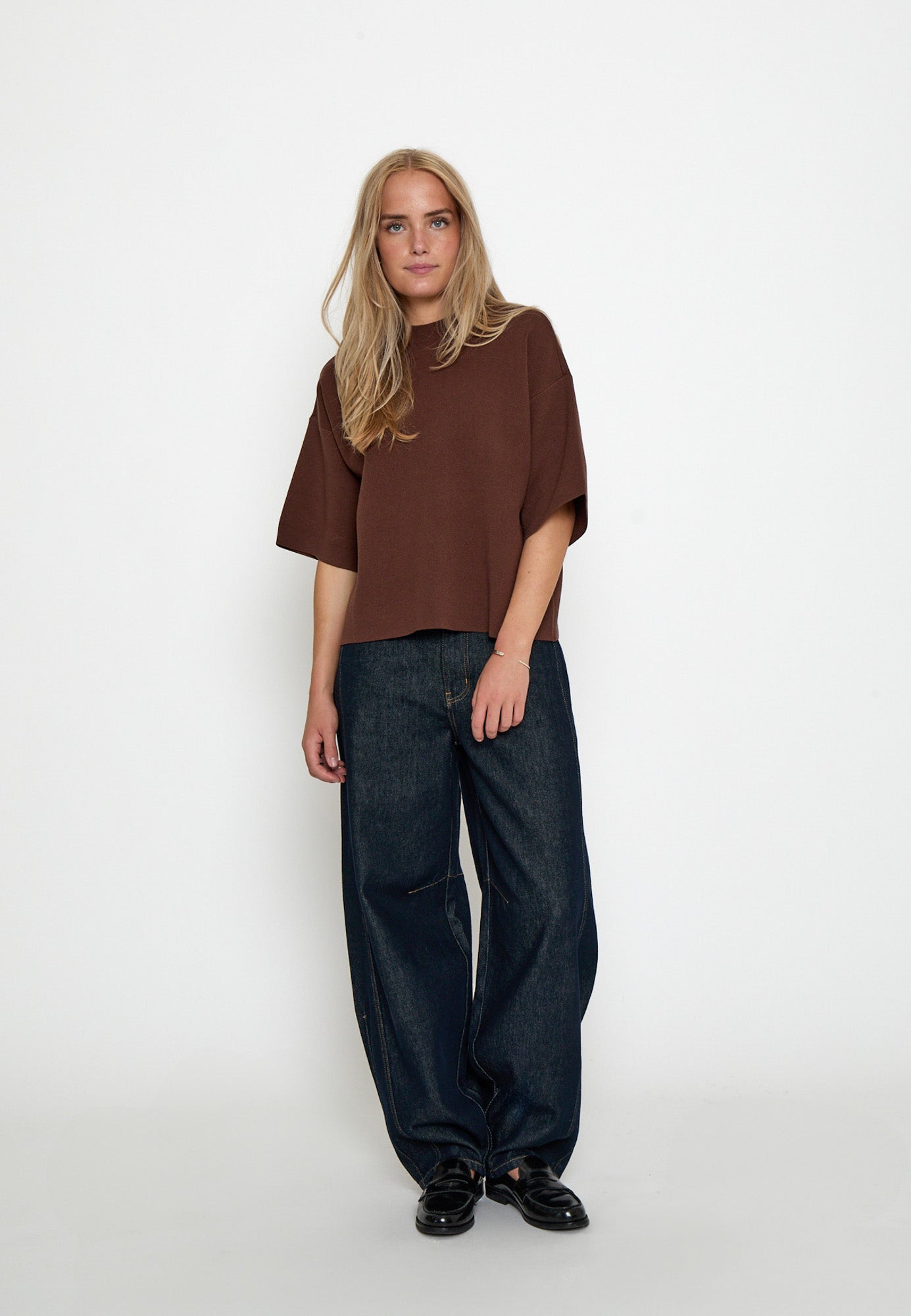 Minus MSLupi Knit T-Shirt T-Shirt 3681 Tiramisu