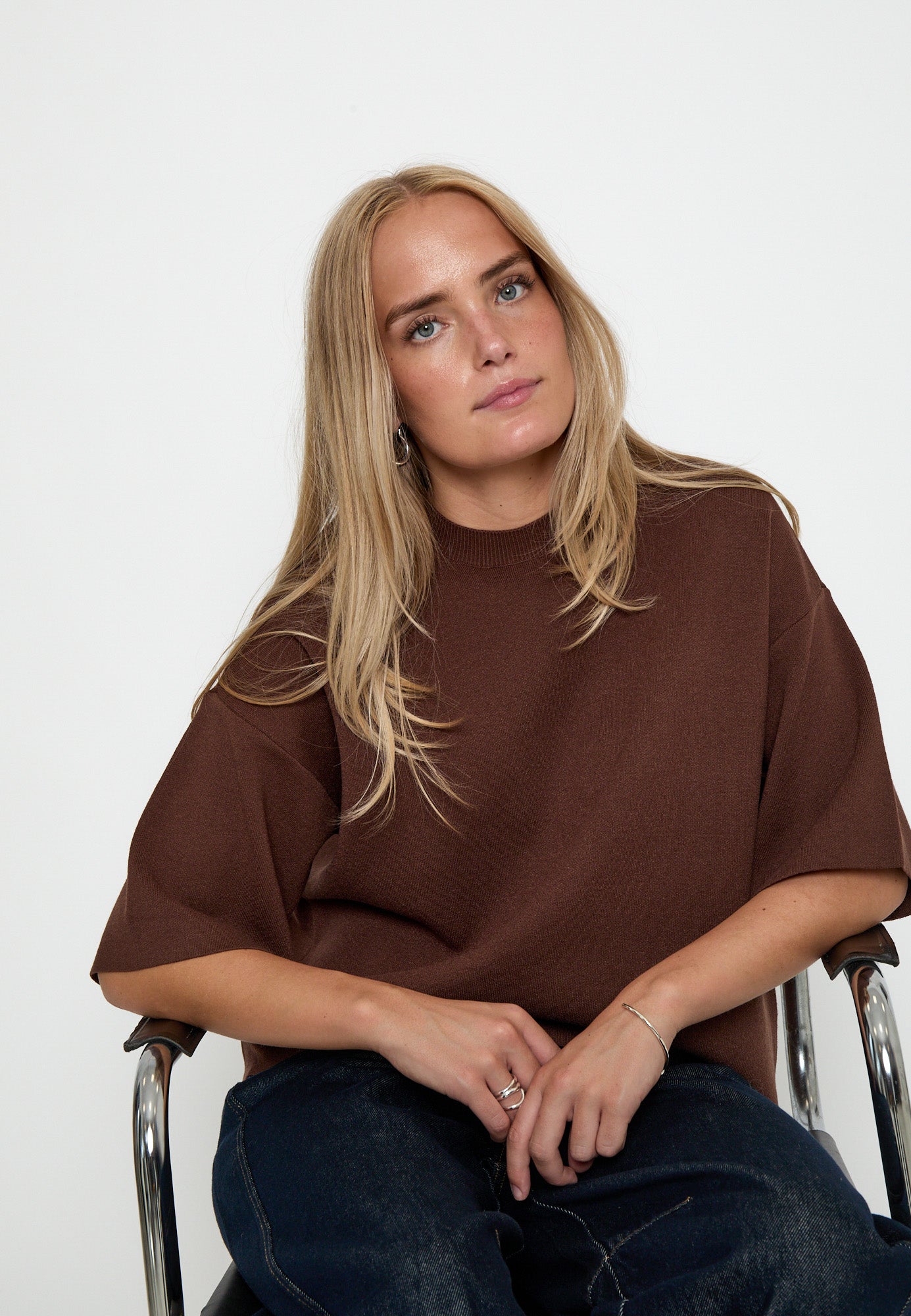 Minus MSLupi Knit T-Shirt T-Shirt 3681 Tiramisu