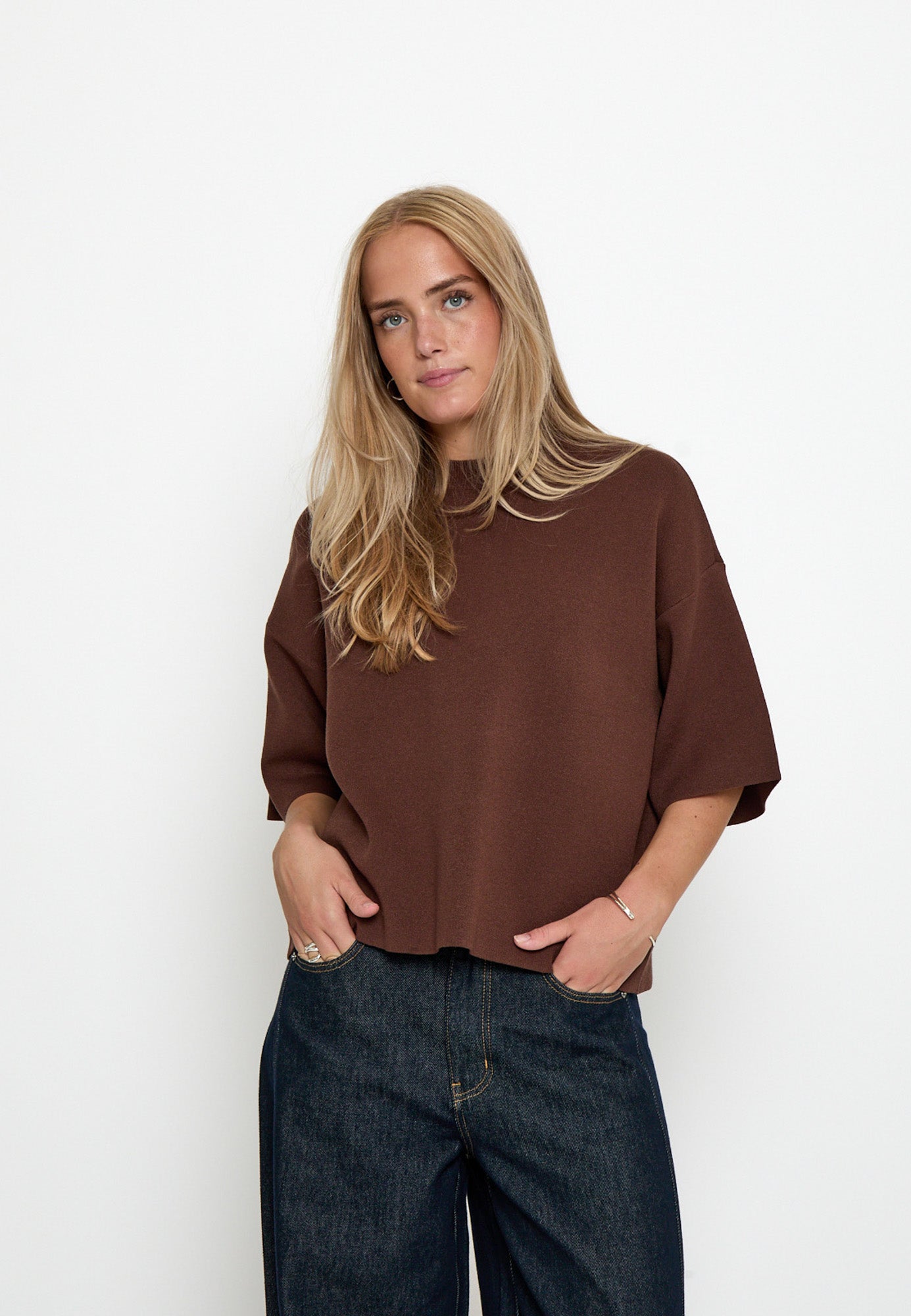 Minus MSLupi Knit T-Shirt T-Shirt 3681 Tiramisu
