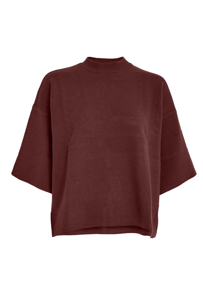 Minus MSLupi Knit T-Shirt T-Shirt 4009 Andorra Red