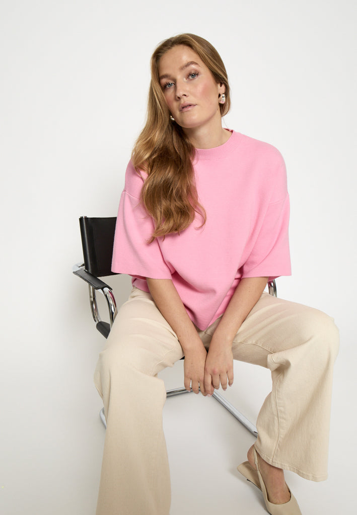 Minus MSLupi Knit T-Shirt T-Shirt 4019 Prism Pink