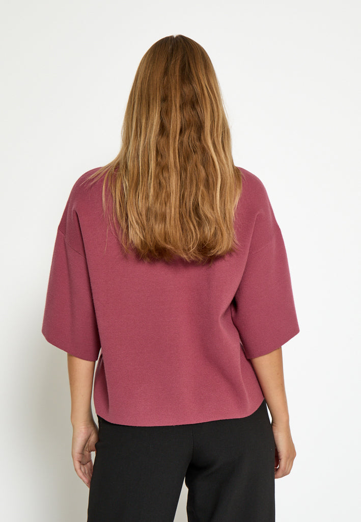 Minus MSLupi Knit T-Shirt T-Shirt 4058 Roan Rouge