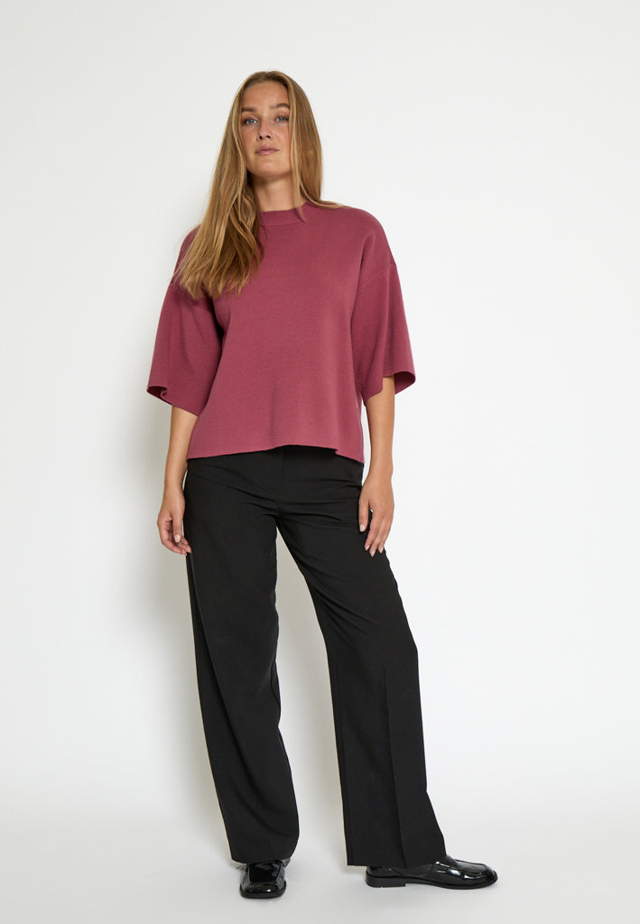 Minus MSLupi Knit T-Shirt T-Shirt 4058 Roan Rouge