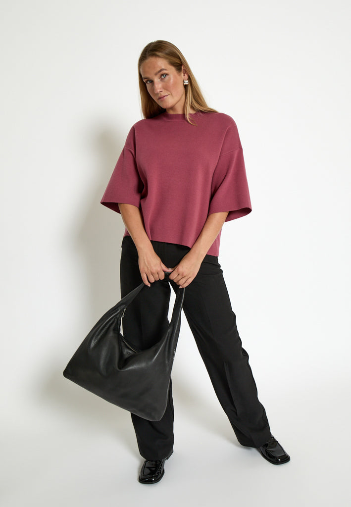 Minus MSLupi Knit T-Shirt T-Shirt 4058 Roan Rouge