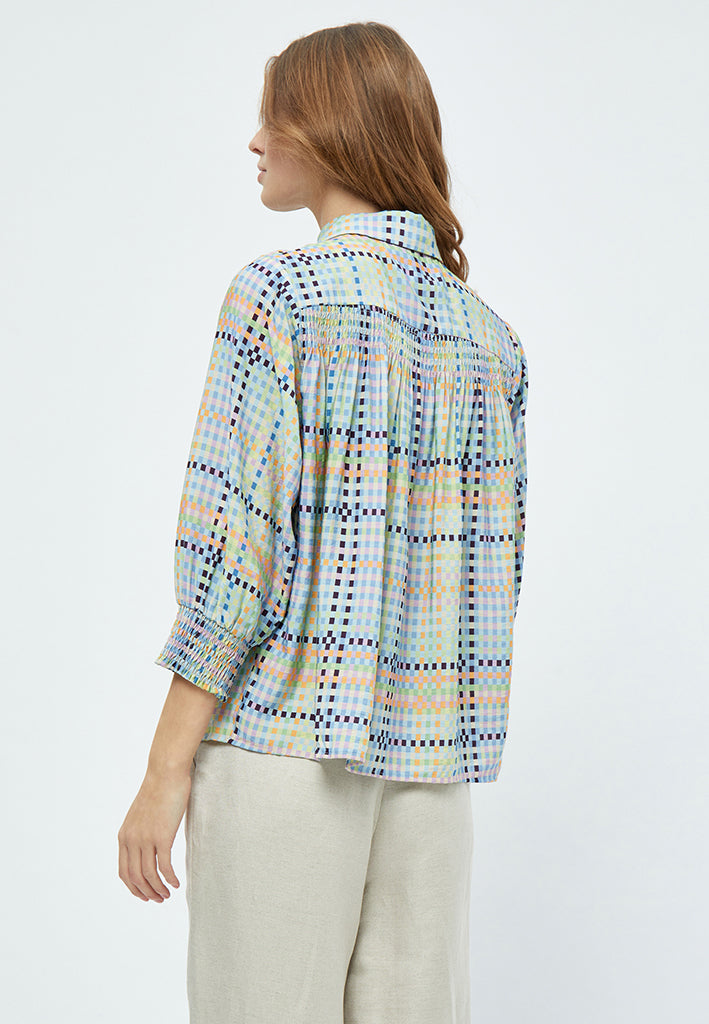 Minus MSLuretta Shirt Shirt 6075P Mango Sorbet Print