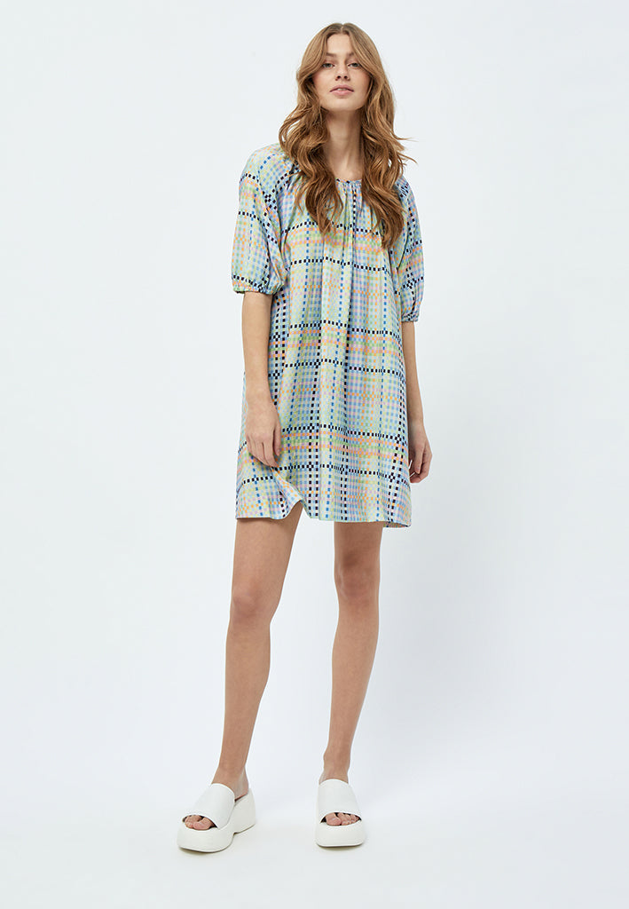 Minus MSLuretta Short Dress Dress 6075P Mango Sorbet Print