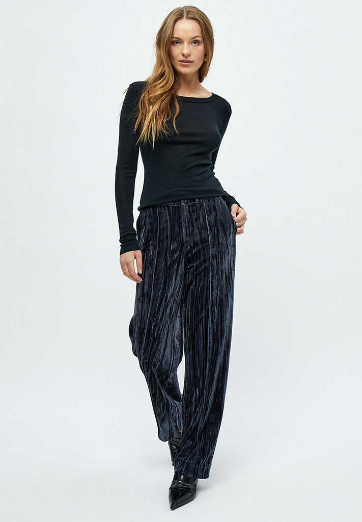 Minus MSMadelyn Velvet Pant Pant 2995 Nine Iron Gray